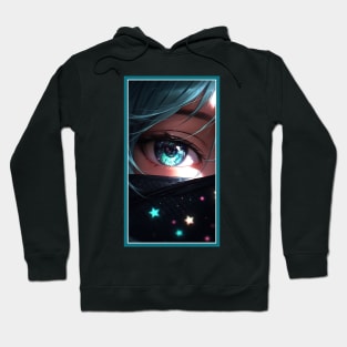 Anime Girl Eye | Quality Anime Artwork | Anime Aesthetic | Manga Anime Art Hoodie